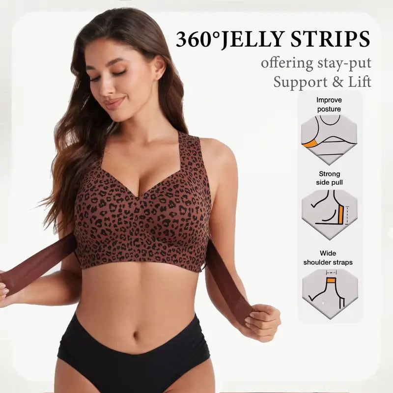 BULESHOT® 2026 Posture Bra, women’s beige wireless bra, soft breathable non-removable molded cup