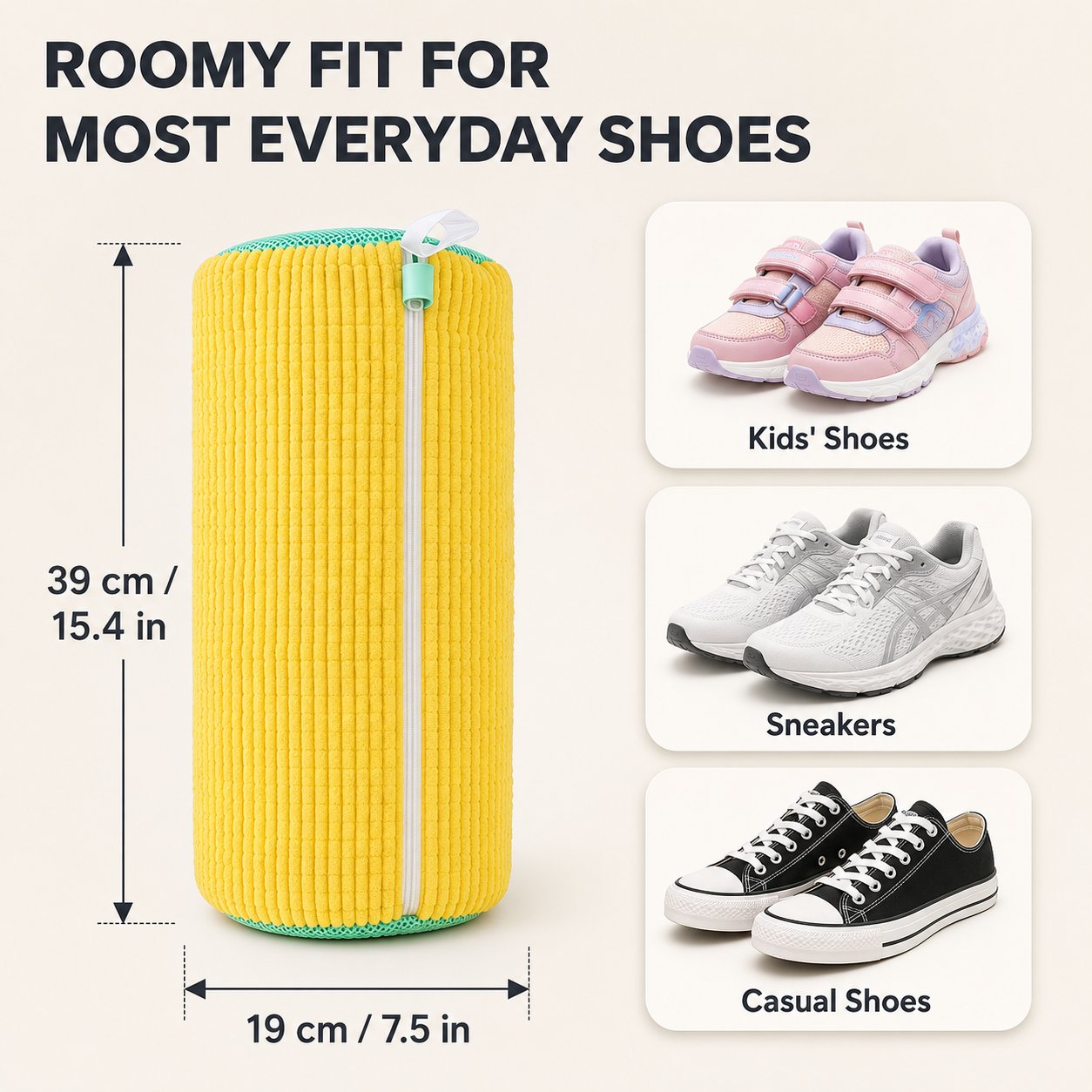Last Day Sale 50% off🔥BLUESHOT® Shoe Washing Machine Bag – Durable Laundry Protector for Sneakers