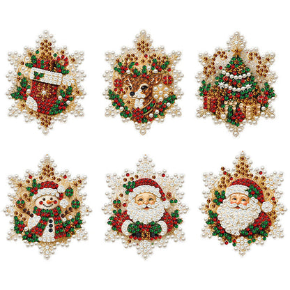 🎄 Korlátozott ideig 55% kedvezmény 🎄 Karácsonyi DIY festhető lógó dísz szett 💎