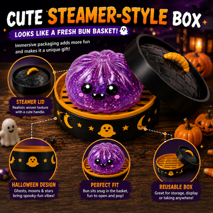 70% OFF TODAY🎃 Halloween   Steamed Bun Squishy Mystery Box Toy