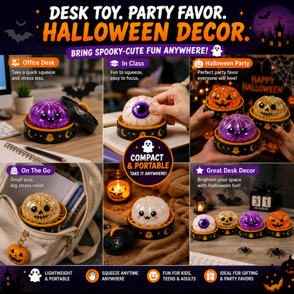 70% OFF TODAY🎃 Halloween   Steamed Bun Squishy Mystery Box Toy