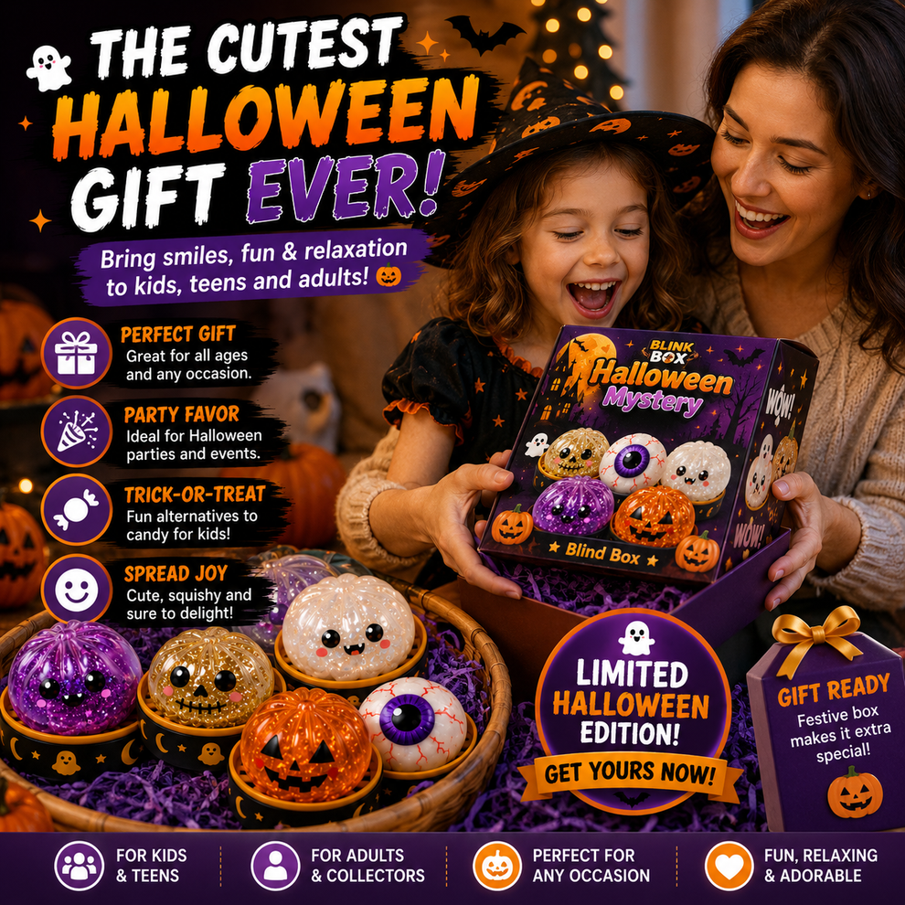 70% OFF TODAY🎃 Halloween   Steamed Bun Squishy Mystery Box Toy