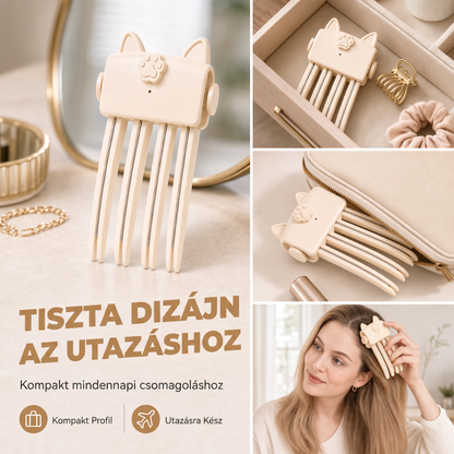👑👑 Több mint 48 ezer eladott darab 💇 Vezeték nélküli, fűthető hajcsat a hajtő megemelésére, hordozható hajformázó eszköz utazáshoz, vékony és lapos szálú hajra