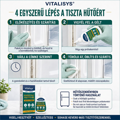 Vitalisys® Mély penészfolt-tisztító gél 👑 – Sűrű, tapadó formula fugákhoz, tömítésekhez és nedves sarkokhoz 💖