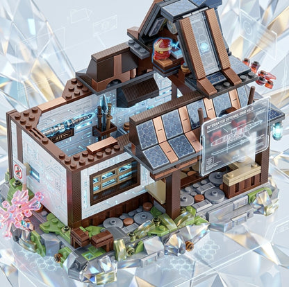 15th Anniversary Ninja Blacksmith Village - 1259-Piece Architecture Building Brick Model Gift Set