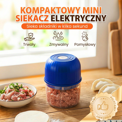 🌈🌈Bezprzewodowy elektryczny mini rozdrabniacz – Mocny pomocnik kuchenny do szybkiego siekania mięsa, warzyw i jedzenia dla dzieci✨