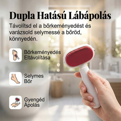 🌈🌈LEFUN® Precíziós lábreszelő 🌟 eltávolítja az érdes és megkeményedett bőrt, segít simává tenni a sarkat, és lehetővé teszi, hogy kényelmesen, otthon végezd a lábápolást