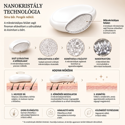 Vitalisys® Kristály testszőrtelenítő – Sima bőr borotva és viasz nélkül 💎