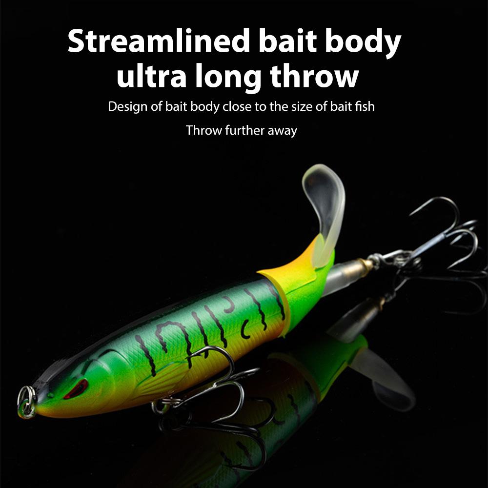 PKNEW 🪝 Artificial Fishing Lure, 13.5g Simulation Fishing Lure with Hook, Fishing Accessories for Outdoor Fishing Equipment, 10cm Whopper Plopper, Swimbaits, Fishing Lure Bait