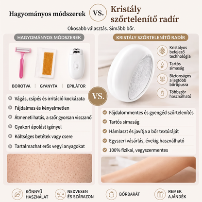 Vitalisys® Kristály testszőrtelenítő – Sima bőr borotva és viasz nélkül 💎