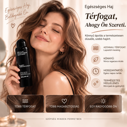 🔥🔥Vitalisys® Fluffy Hair Shaping Spray – Könnyed, dúsító spray a hajtövek megemeléséért és a természetes mozgásért, őszibarack illattal 👸
