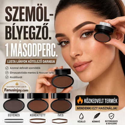 🌈🌈 2026 SLÁGER AKCIÓ 💞🖊️ Szemöldökbélyegző púderrel és ecsettel – csak nyomd rá, és tökéletes szemöldök másodpercek alatt. Vízálló, akár 24 órás tartósság 💄🌸