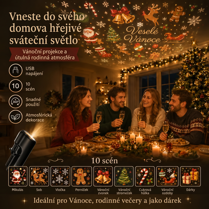 Vitalisys® 5D Chytrý Hvězdný Projektor 🌌 – 30+ dynamických scén a ovládání přes aplikaci 💖