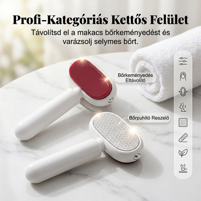 🌈🌈LEFUN® Precíziós lábreszelő 🌟 eltávolítja az érdes és megkeményedett bőrt, segít simává tenni a sarkat, és lehetővé teszi, hogy kényelmesen, otthon végezd a lábápolást