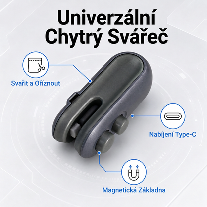 Vitalisys® Hordozható újratölthető tasaklezáró – 2 az 1-ben USB-C mini lezáró és vágó eszköz ✨