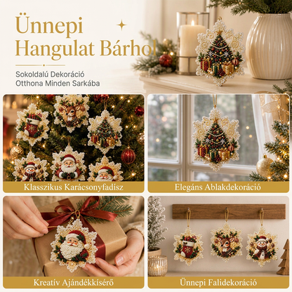 🎄 Korlátozott ideig 55% kedvezmény 🎄 Karácsonyi DIY festhető lógó dísz szett 💎
