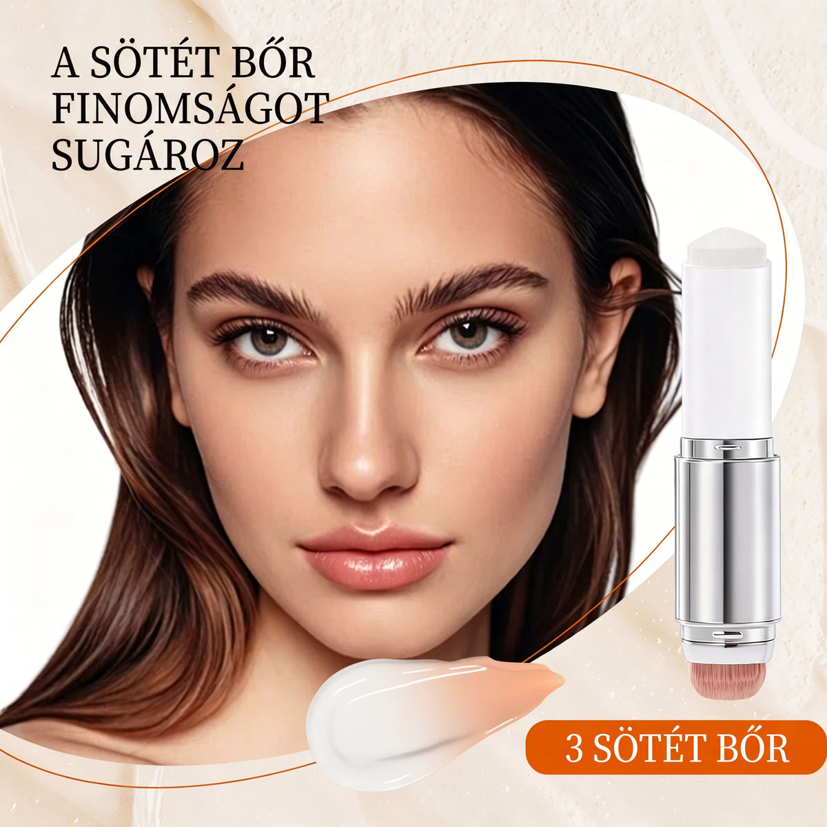 🔥🔥 [𝐇𝐈𝐕𝐀𝐓𝐀𝐋𝐎𝐒 𝐓𝐄𝐑𝐌É𝐊] Vitalisys® Fedő Alapozó Stick / Levehető Ecset – Koreai színadaptáló alapozó stick kollagén kapszulákkal