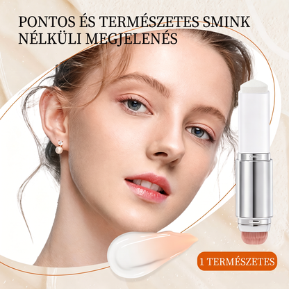 🔥🔥 [𝐇𝐈𝐕𝐀𝐓𝐀𝐋𝐎𝐒 𝐓𝐄𝐑𝐌É𝐊] Vitalisys® Fedő Alapozó Stick / Levehető Ecset – Koreai színadaptáló alapozó stick kollagén kapszulákkal
