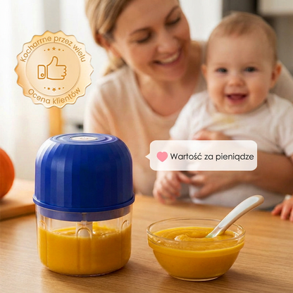 🌈🌈Bezprzewodowy elektryczny mini rozdrabniacz – Mocny pomocnik kuchenny do szybkiego siekania mięsa, warzyw i jedzenia dla dzieci✨