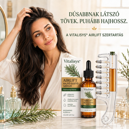 🌈🌈Vitalisys® AirLift Duo – Precíziós hajtőemelő fésű és könnyű hajszérum 👸🌟