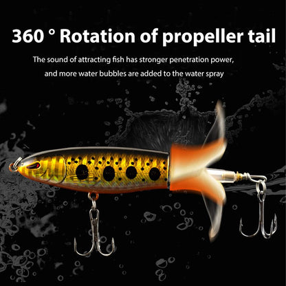PKNEW 🪝 Artificial Fishing Lure, 13.5g Simulation Fishing Lure with Hook, Fishing Accessories for Outdoor Fishing Equipment, 10cm Whopper Plopper, Swimbaits, Fishing Lure Bait