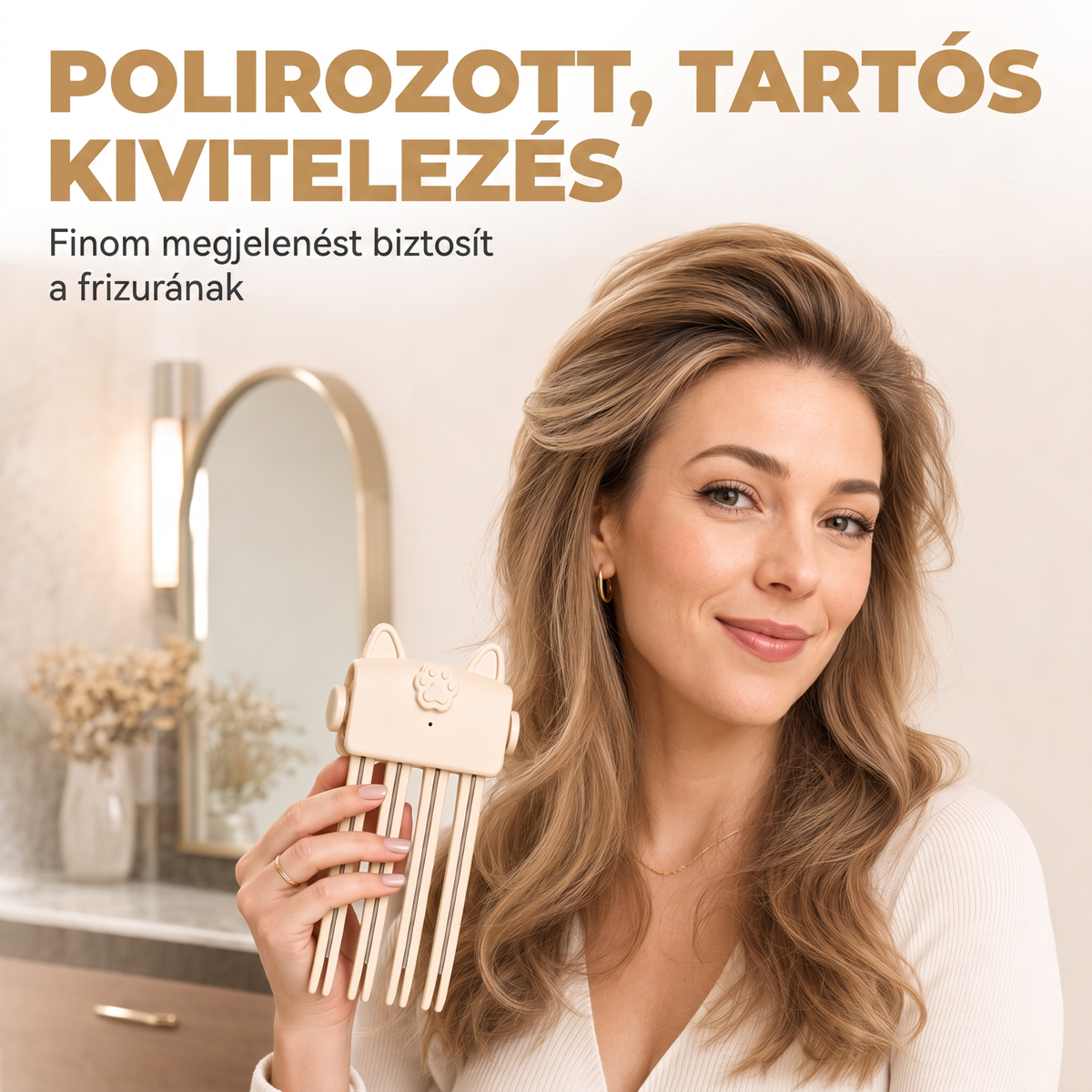 👑👑 Több mint 48 ezer eladott darab 💇 Vezeték nélküli, fűthető hajcsat a hajtő megemelésére, hordozható hajformázó eszköz utazáshoz, vékony és lapos szálú hajra