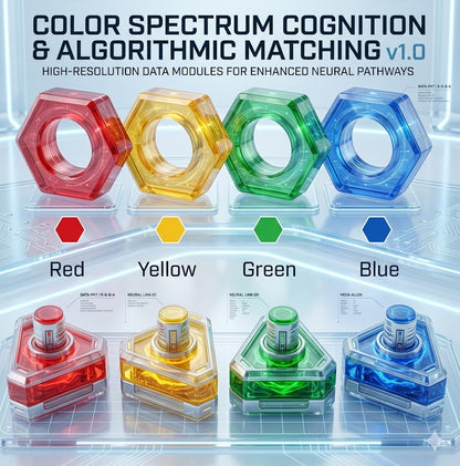 Jumbo Nuts & Bolts Shape Sorter - 6Pcs Preschool STEM Matching Game - Montessori Toddler Learning Toy