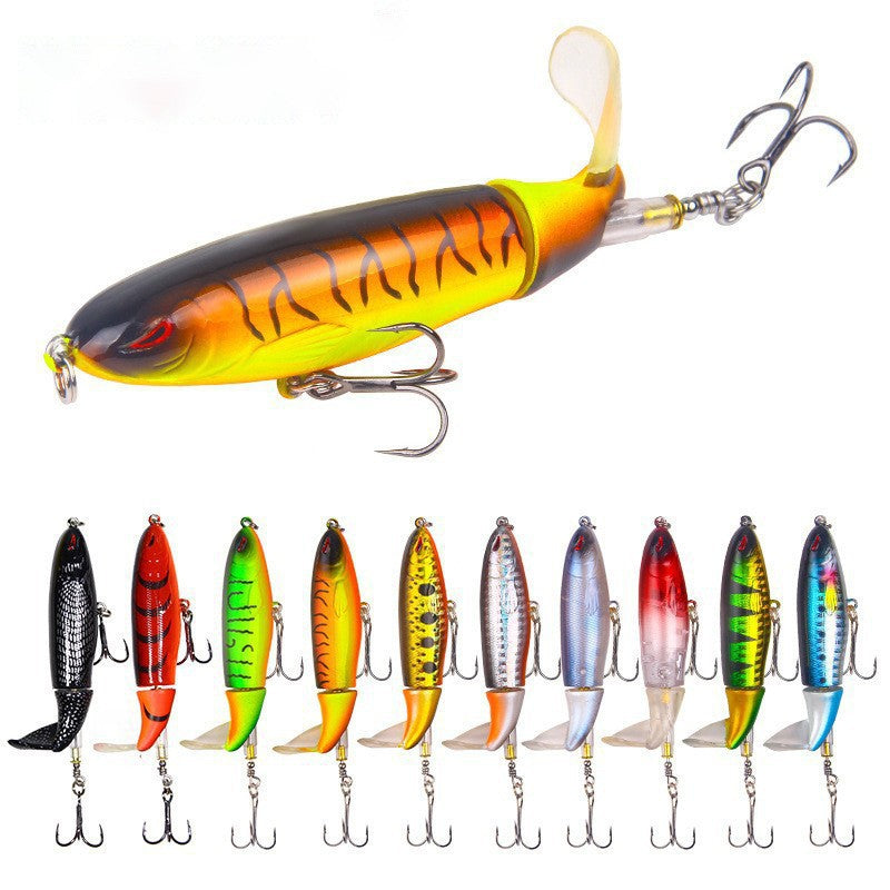 PKNEW 🪝 Artificial Fishing Lure, 13.5g Simulation Fishing Lure with Hook, Fishing Accessories for Outdoor Fishing Equipment, 10cm Whopper Plopper, Swimbaits, Fishing Lure Bait
