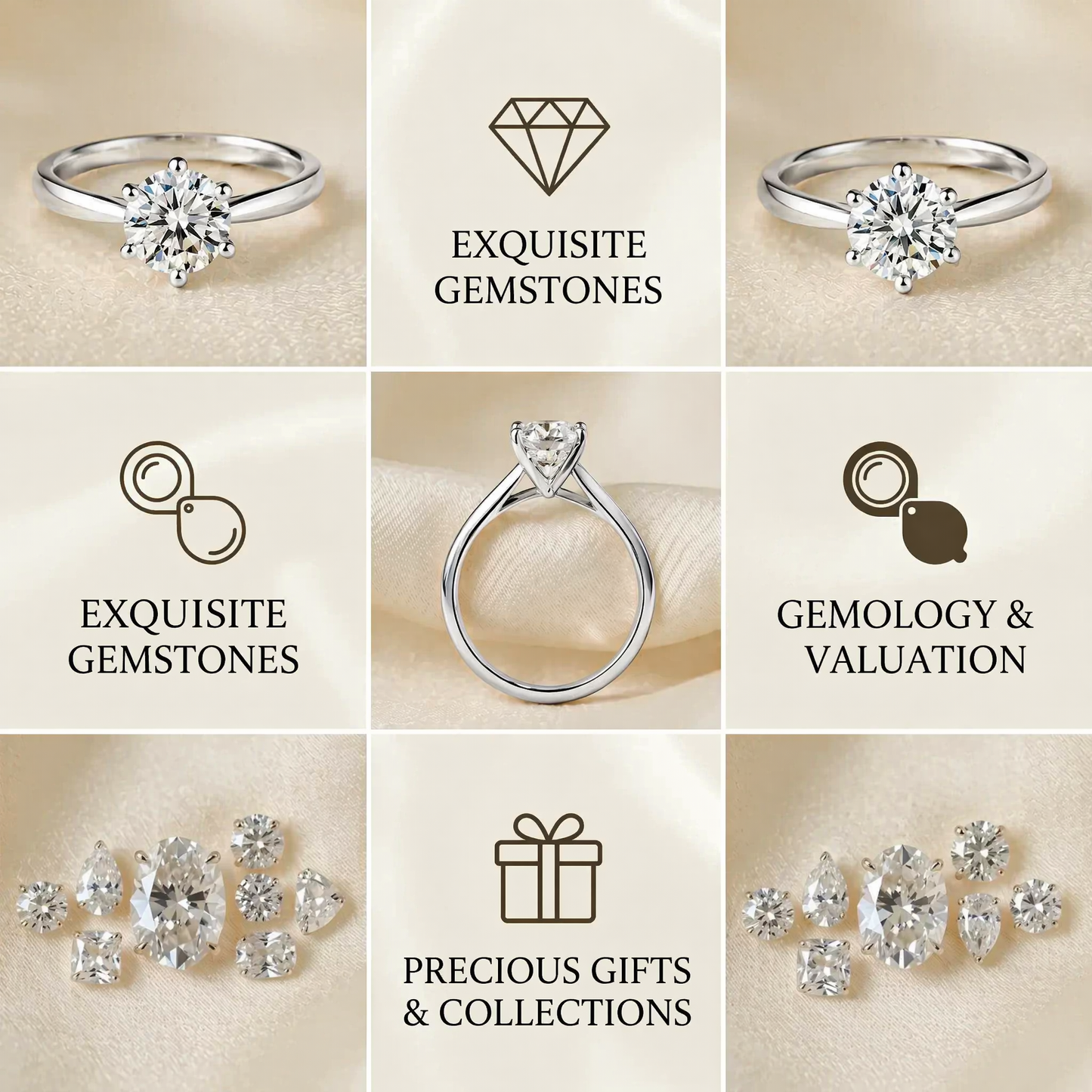 The Forever Upgrade: Flawless Oval Cut Two-Tone Solitaire Ring in 14K Solid Gold--Last Day Sale-90% OFF💍