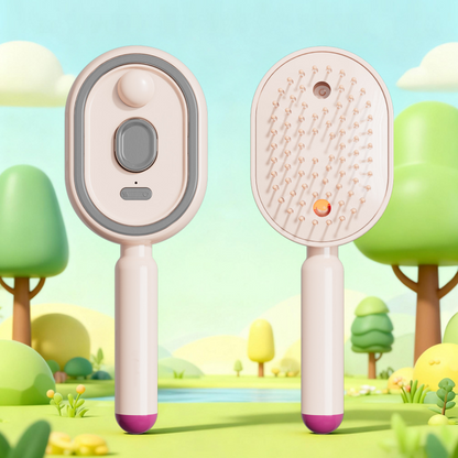 🥳 Electric Spray & Massage Hair Brush-Navalonixcosh®