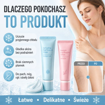 Delikatny krem do bezbolesnego usuwania owłosienia🔥odpowiedni zarówno dla kobiet, jak i mężczyzn