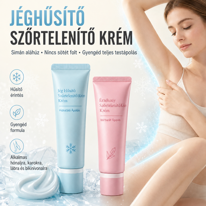 🔥🔥Kíméletes krém a fájdalommentes szőrtelenítéshez 🌟nők és férfiak számára egyaránt