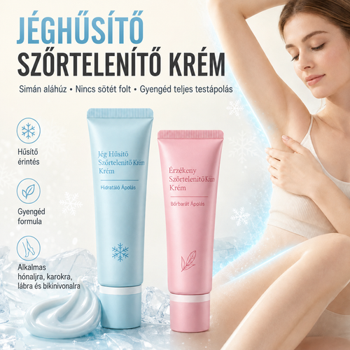 🔥🔥Kíméletes krém a fájdalommentes szőrtelenítéshez 🌟nők és férfiak számára egyaránt