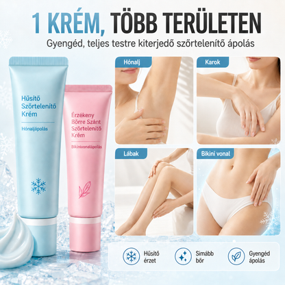 🔥🔥Kíméletes krém a fájdalommentes szőrtelenítéshez 🌟nők és férfiak számára egyaránt