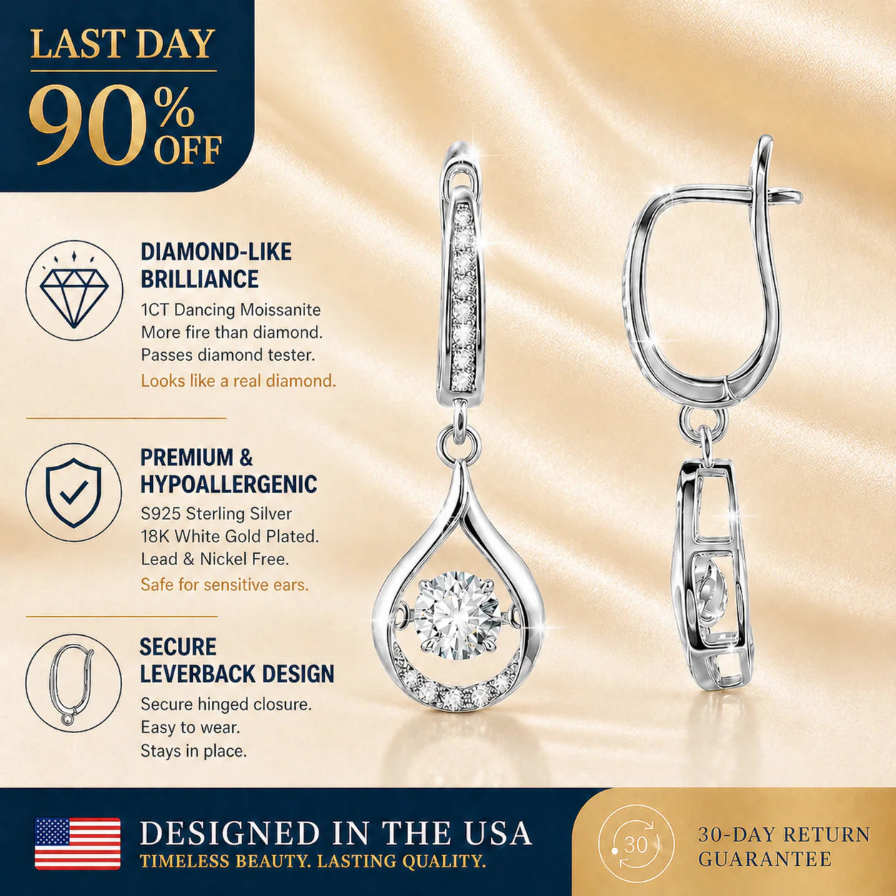 Earrings - S925 Classic Silver